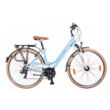 Kép 2/2 - Kerékpár Neuzer Trekking Ravenna 100 női babyblue/ fehér-krém 19