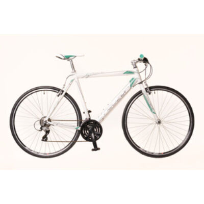 Kerékpár Neuzer Courier fehér/türkiz 56 cm