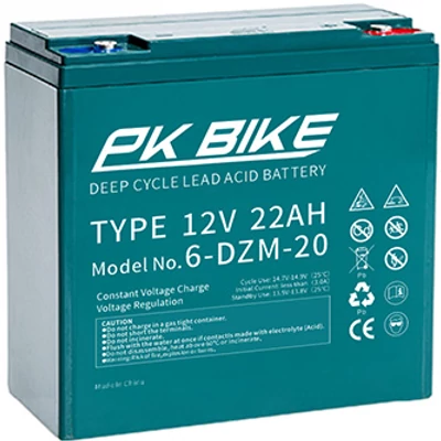 Velox alkatrész akkumulátor 12V/22Ah PK Bike