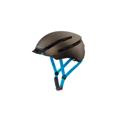 Bukósisak CRATONI C-Loom Brown-Blue Rubber S-M