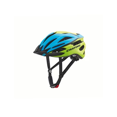 Bukósisak CRATONI Pacer Blue-Lime Matt XS-S