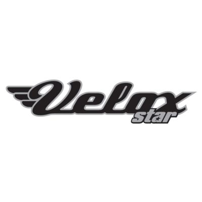 Matrica Velox Star felirat 17*4 cm