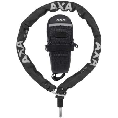 Zár lánc AXA RLC 100 váz zárhoz 5,5X1000MM fekete táskával