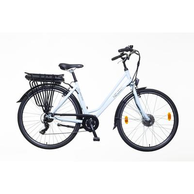 Neuzer 28"-os Pedelec E-trekking Hollandia Optima Basic aluvázas női 18" vázméretben világoskék