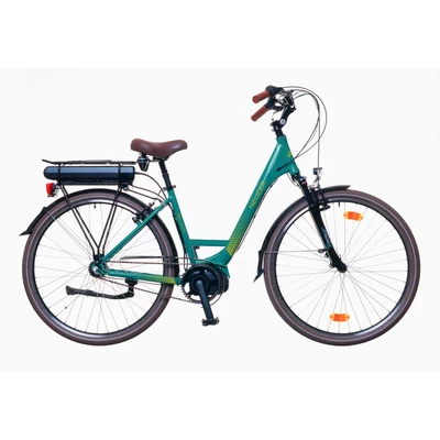Neuzer 28"-os Pedelec E-trekking Biella City középmotoros női világoszöld 18"