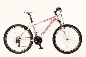 Kerékpár Neuzer MTB Storm férfi fehér/piros-kék 17