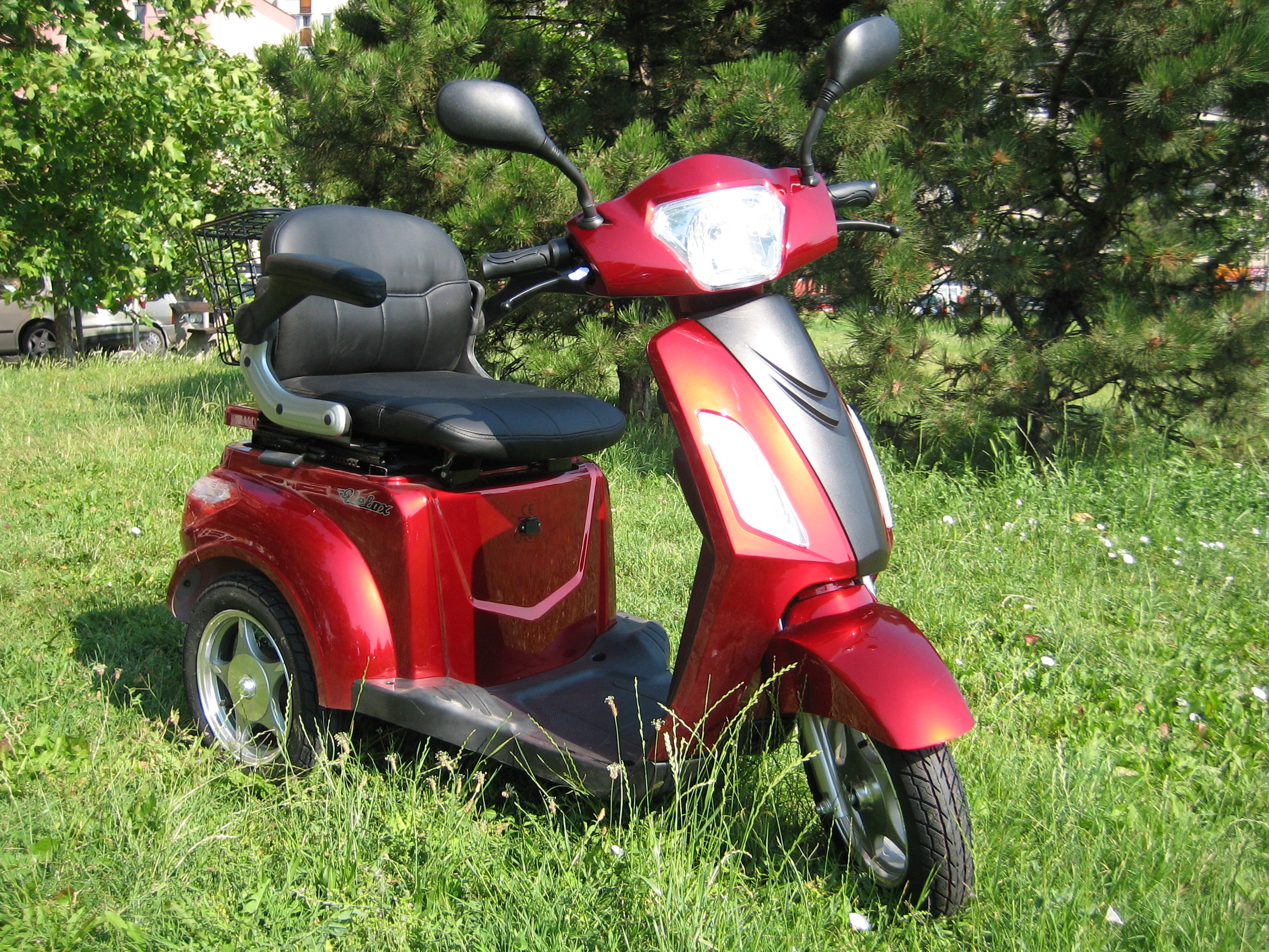 Tricikli piros színben 48V 20Ah - használt termék
