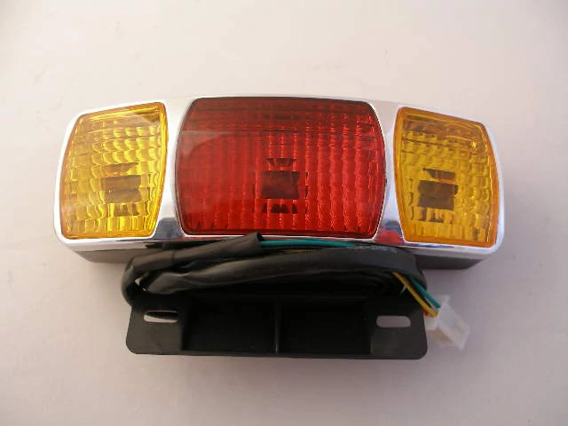 Velox alkatrész lámpa hátsó króm kerettel Mini,City…