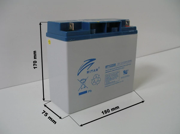 Velox alkatrész akkumulátor 12V/22Ah Ritar