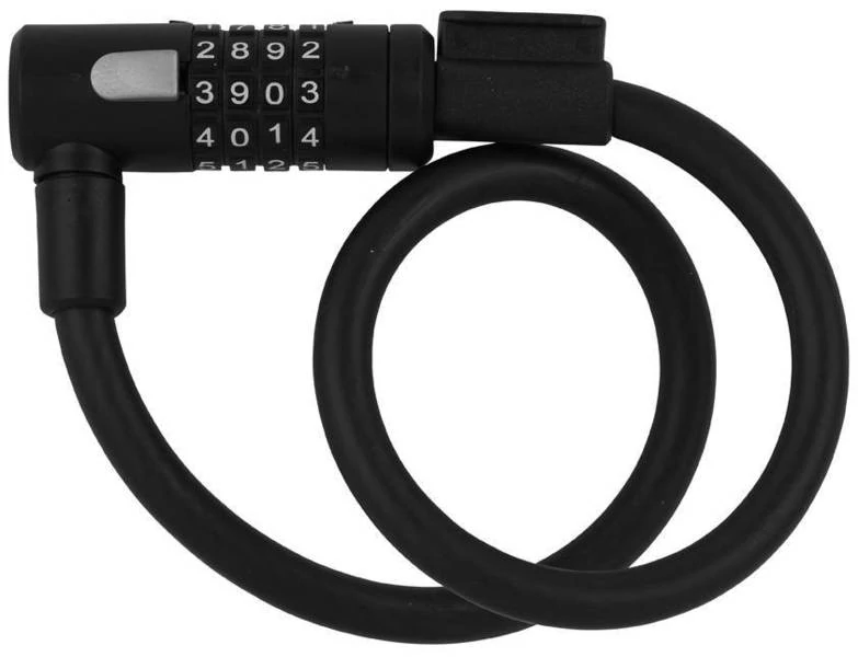 Zár spirál AXA 12X600MM Newton számkódos antracit 