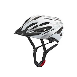 Bukósisak CRATONI C-Blaze White-Silver Glossy UNI