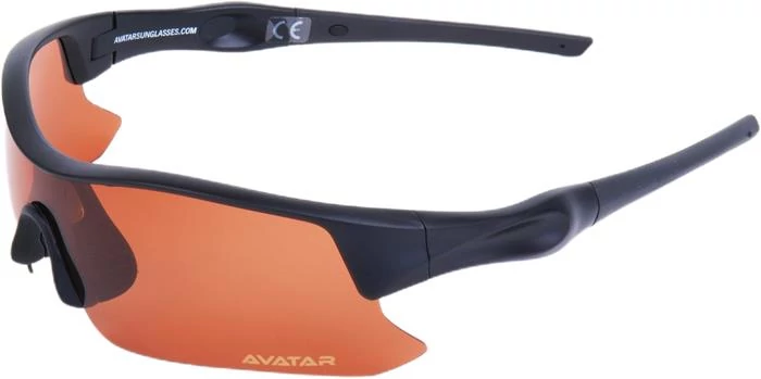 Napszemüveg Avatar Shield fekete HD polarizált lencsével